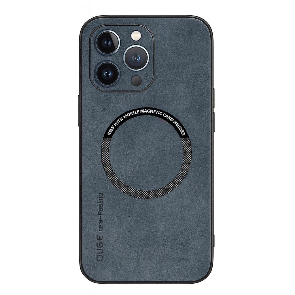 Premium MagSafe‑compatibele Leren iPhone‑case