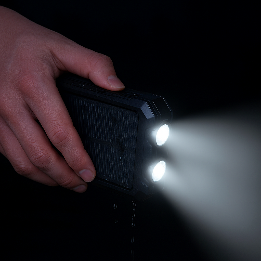 Outdoor Solar Powerbank – 20.000 mAh met Zaklamp