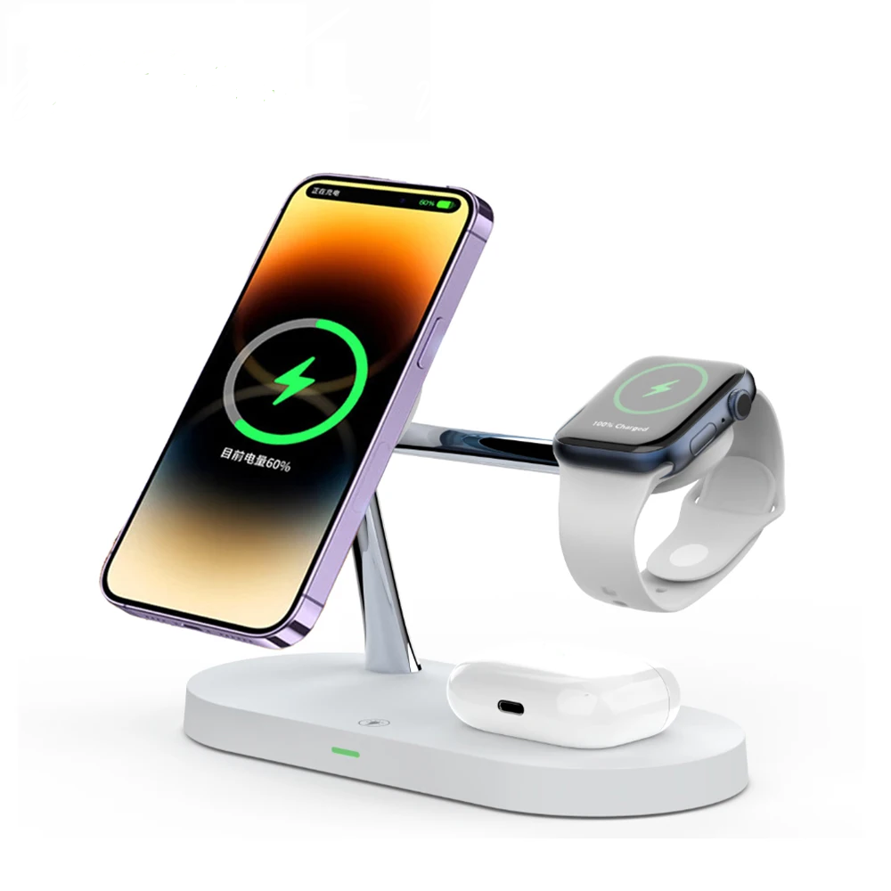 3-in-1 Wireless Charging Station – iPhone, Apple Watch & AirPods
