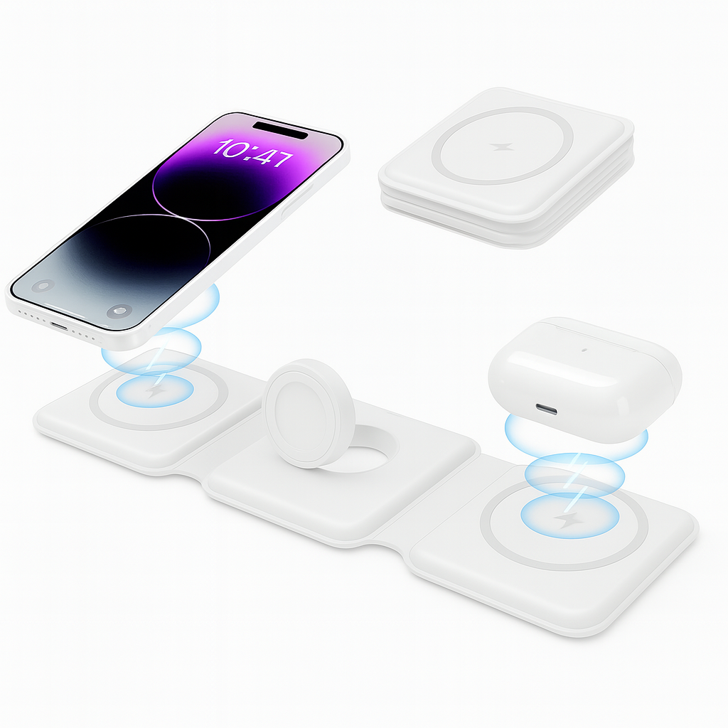 3-in-1 Wireless Folding Charger