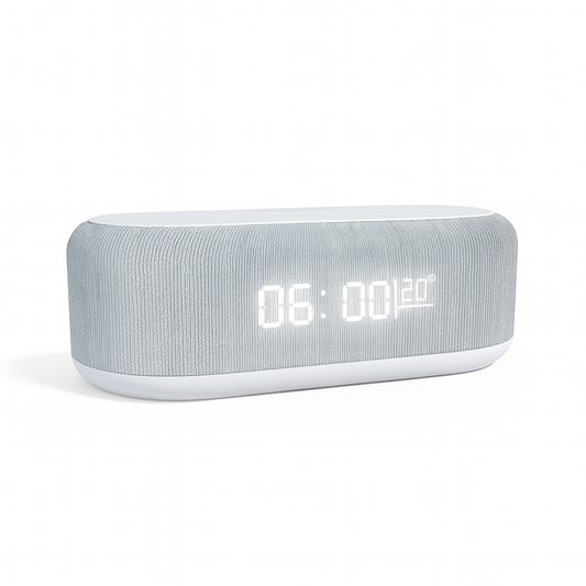 3-in-1 Wireless Charging Station with Alarm Clock &amp; Night Light