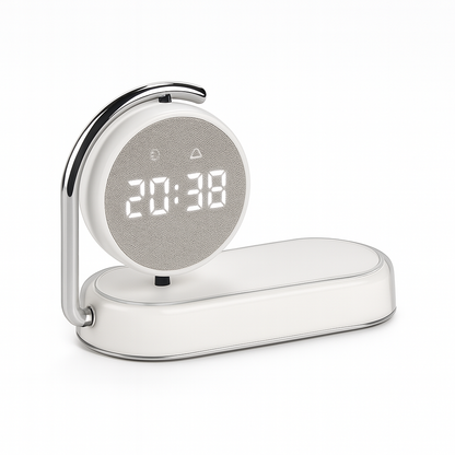 Draadloze Oplader met LED Klok