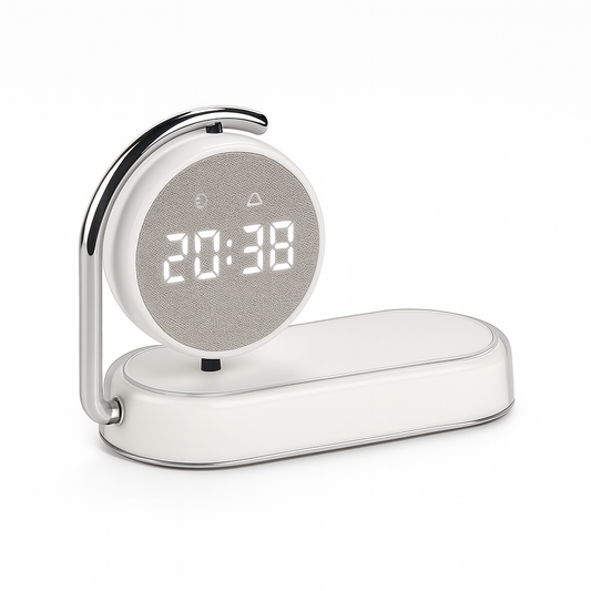Wireless Charger with LED Clock