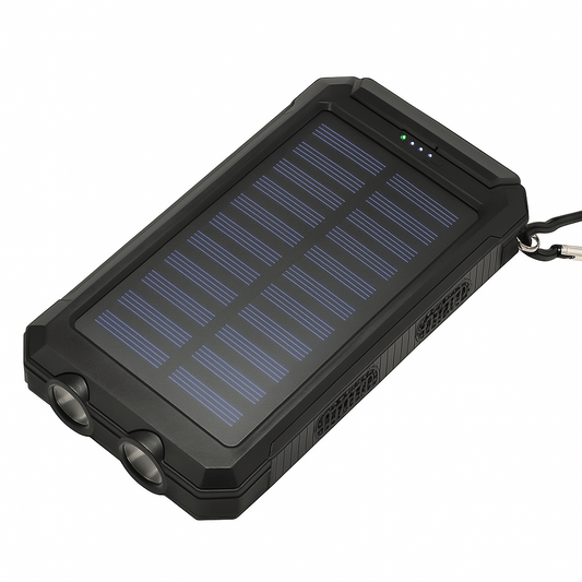 Outdoor Solar Powerbank – 20,000 mAh with Flashlight