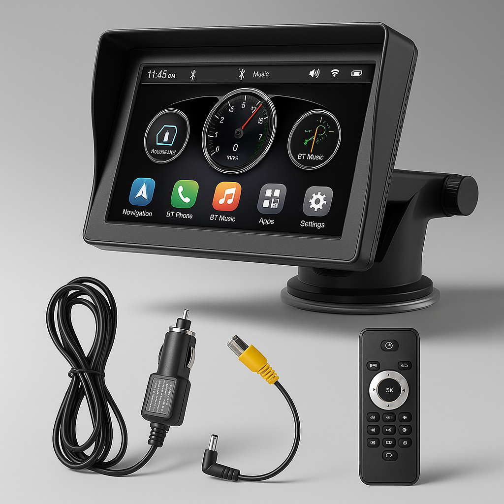 Slim 7" Auto Multimedia Systeem