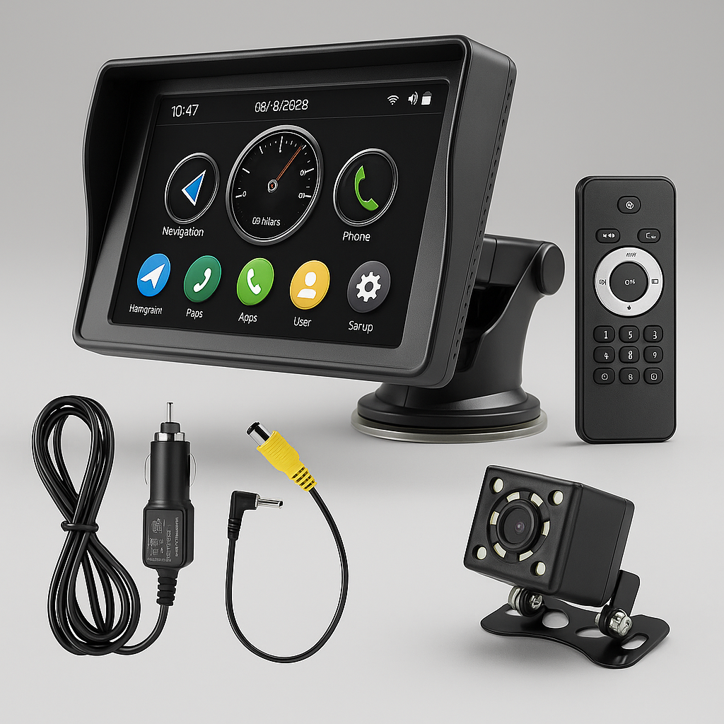 Slim 7" Auto Multimedia Systeem
